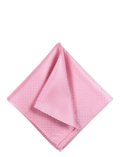 Portia 1924 Silk Pocket Square - Pink - ONE SIZE