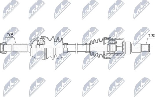 Nty Drivaksel NTY NPW FR 119
