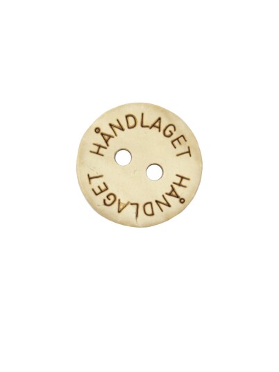 Kort Og Godt Knapp Håndlaget 15Mm