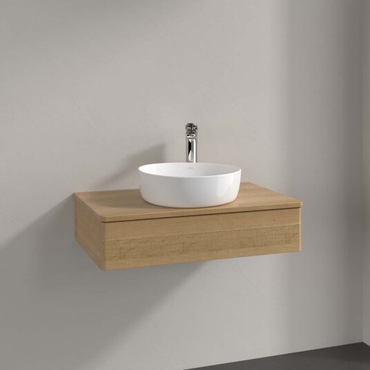 Villeroy & Boch  Antao Servantskap med 1 skuff 80x50x19 cm u/lys Eik