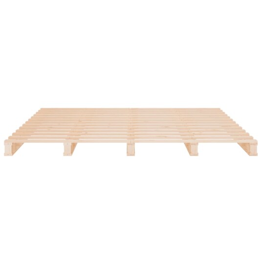 vidaXL Sengeramme 120x200 cm heltre furu