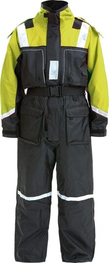 1852 Flytedress svart m/fluor gul - S (60-70) 1852 Flytedress svart m/fluor gul - S (60-70)