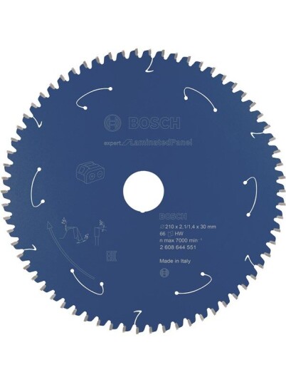 Bosch 210mm Sagblader til Batteridrevne Sager for Laminatpanel - 48 Tenner