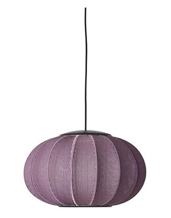 Made By Hand Knit-Wit Oval Taklampe Ø45 Burgunder LED Made By Hand Knit-Wit Oval Taklampe Ø45 Burgunder LED