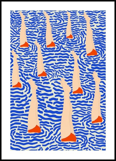 Bañistas Plakat Plakat / 50x70cm Bañistas Plakat Plakat / 50x70cm