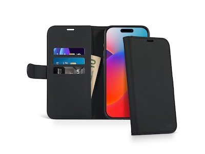 iiglo iPhone 16 Pro Lommebokdeksel (sort)