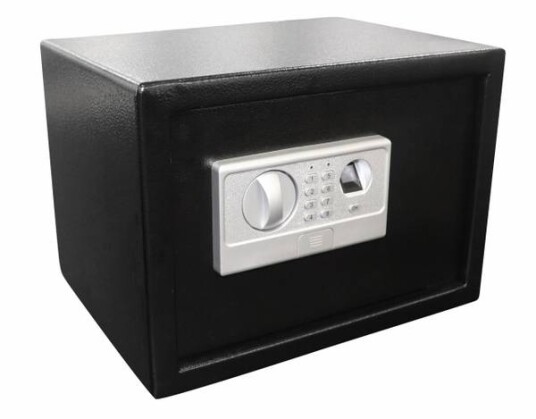 Safe med fingeravtrykksensor 25×35×25 cm