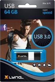 Xlyne Wave Usb-Flashstasjon 64 Gb Usb 3.0
