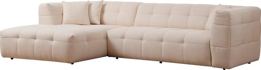 Hanah Home Hjørnesofa venstre Cady Beige Hanah Home Hjørnesofa venstre Cady Beige