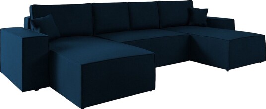 Knocklong 4 seters Hjørnesovesofa   Blå
