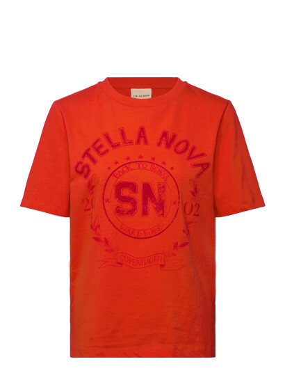 Stella Nova Stella Nova Printed T Shirt Red XXS Stella Nova Stella Nova Printed T Shirt Red XXS