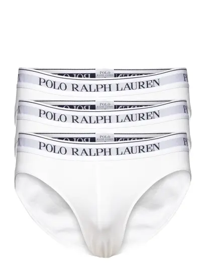 Polo Ralph Lauren Low-Rise-Brief 3-Pack - White - L