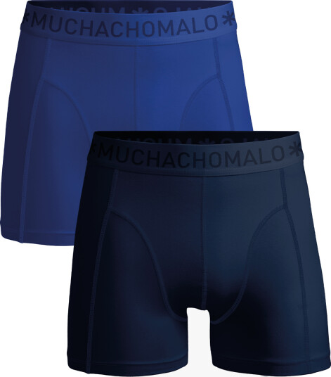 Muchachomalo Solid boxer 2-pack Blå S