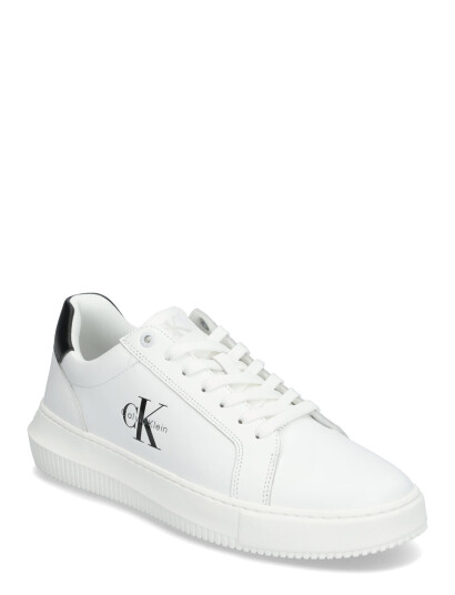 Calvin Klein Chunky Cupsole Mono Lth - White - 46 Calvin Klein Chunky Cupsole Mono Lth - White - 46