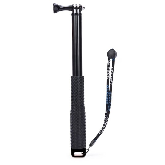 INF Utvidbar Selfie Stick for GoPro og kameraer svart 0