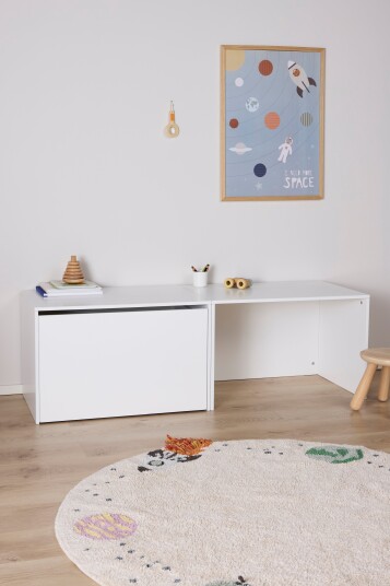 Alice & Fox POPPY Skrivebord med oppbevaringsskuff Hvit Alice & Fox POPPY Skrivebord med oppbevaringsskuff Hvit