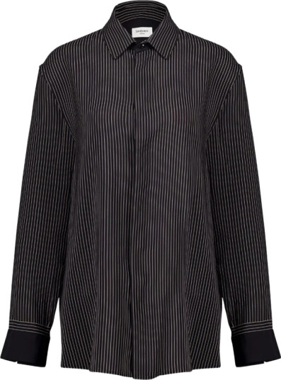 Saint Laurent Dame Bluser & Skjorter Svart L, Saint Laurent Dame Bluser & Skjorter Svart L,