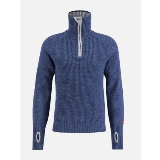 Ulvang Rav Sweater W/Zip Navy Melange/Grey Melange/New Navy XXL
