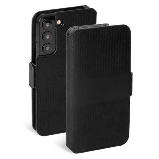Krusell Samsung Galaxy S22 Plus Etui Leather Phonewallet Svart