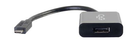 C2G USB C to DisplayPort Adapter Converter - USB Type C to DisplayPort Black - ekstern videoadapter - svart