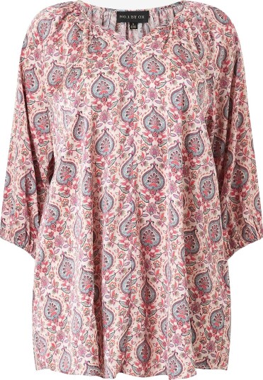 NO. 1 BY OX   Tunikatopp Dress w 1/2 Sleeves   Flerfarget