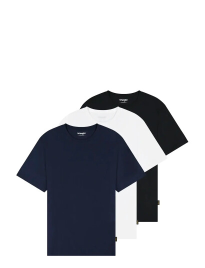 Wrangler 3 Pack Tee - Multi/patterned - L x 00