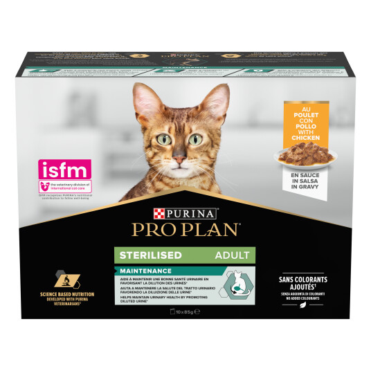 Cat Wet Sterilised Med Kylling I Saus Vedlikehold 85 G X 40 Stk.