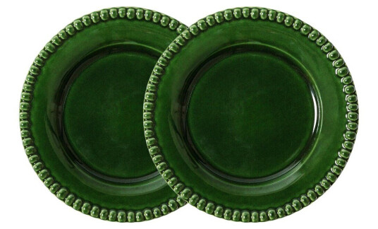 PotteryJo Daria desserttallerken Ø22 cm 2-stk. Moss PotteryJo Daria desserttallerken Ø22 cm 2-stk. Moss