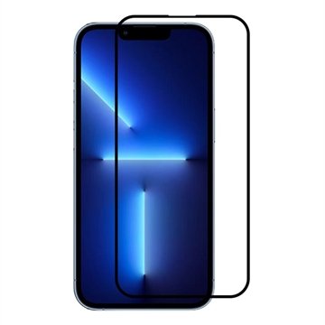 iPhone 15 Plus Rurihai Full Cover Beskyttelsesglass Svart Kant
