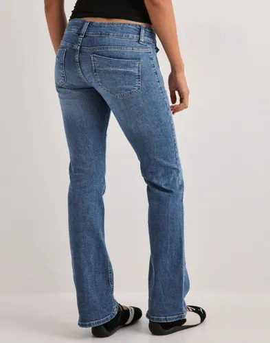 Only Blå Onlebba Low Bootcut Dnm Jeans RIM50