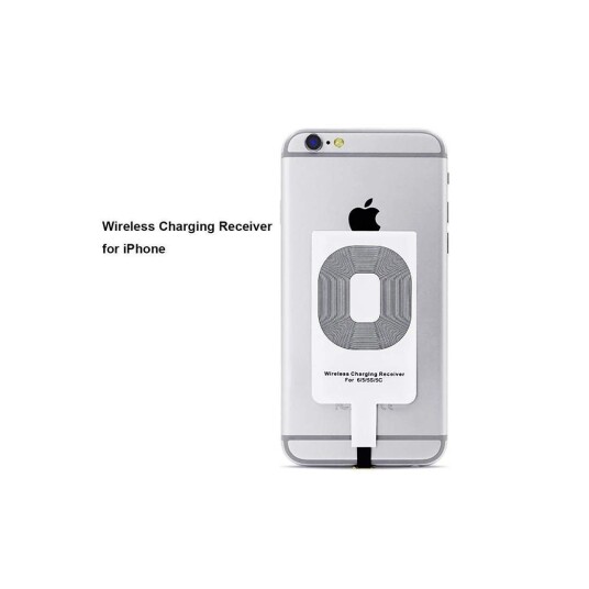 Estore Qi Adapter Trådløs Mottaker For Lading Av Iphone Hvit