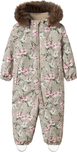 Name It Mini Vinter overall nmfSnow10 Suit Aop Grå Name It Mini Vinter overall nmfSnow10 Suit Aop Grå