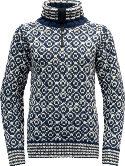 Devold Unisex Svalbard Wool Zip Neck S , Night Devold Unisex Svalbard Wool Zip Neck S , Night