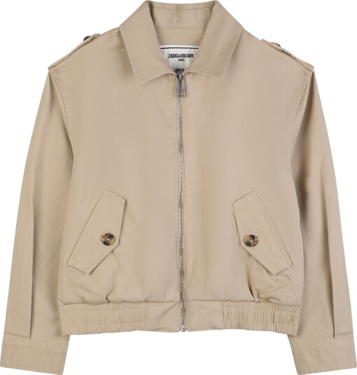 Zadig & Voltaire Overgangsjakker Dark Stone m. Rhinestone Zadig & Voltaire 14 år (164) Overgangsjakke Beige