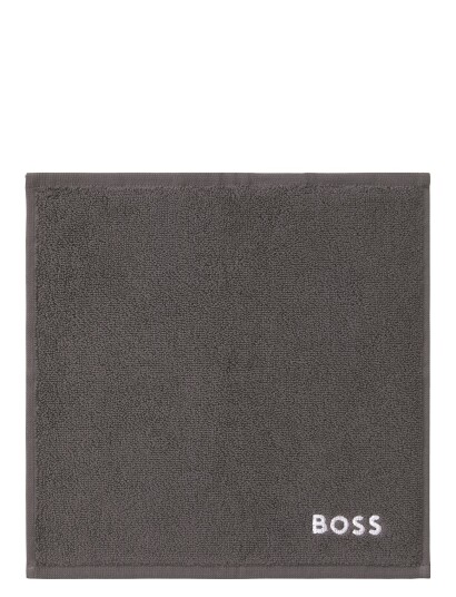 Boss Home Plain Wash Towel - Grey - 30X30CM