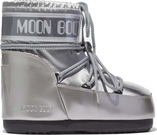Moon Boot Icon Low Glance Silver 33/35 Moon Boot Icon Low Glance Silver 33/35