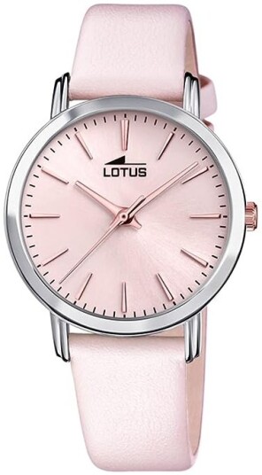 Lotus Dameklokke 18738/2 Trendy Rosa/Lær Ø33.3 mm