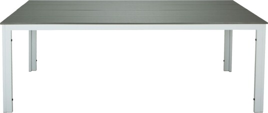 Tunis ute spisebord 140x90 cm rektangulært Hvit/Grå Tunis ute spisebord 140x90 cm rektangulært Hvit/Grå