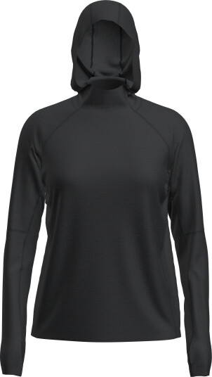 Icebreaker Women 150 Merinofine™ Ace Ls Hoodie Upf Black M