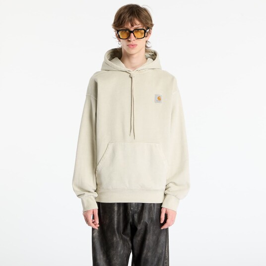 Sweatshirt Carhartt WIP Hooded Vista Sweat UNISEX Fleur De Sel Garment Dyed L