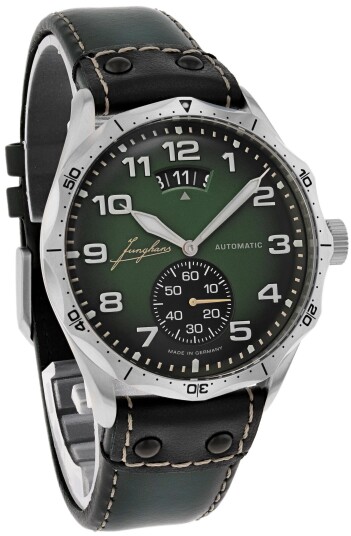 Junghans Herreklokke 27/4495.00 Pilot Automatic Grønn/Lær Ø43.3 mm
