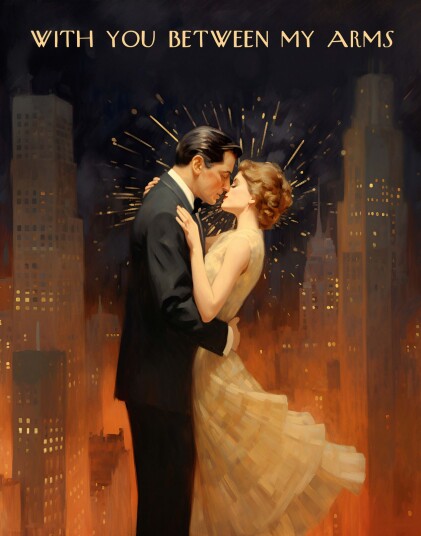 Namly Design Plakat Romantisk Embrace POSTERLCDEX0