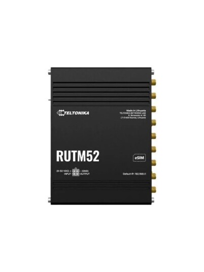 Teltonika RUTM52 5G Trådløs Router med Dual-Band Wi-Fi 5 og Gigabit LAN Teltonika RUTM52 5G Trådløs Router med Dual-Band Wi-Fi 5 og Gigabit LAN