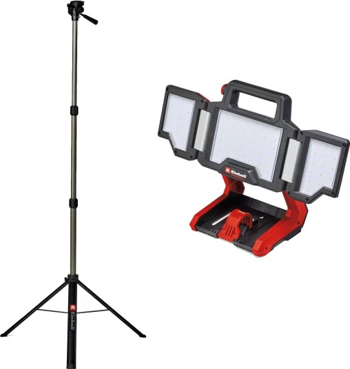 Einhell Arbeidslampe Tp-Cl 18/3000 Oppladbar LED, 3000 lm, Med Stativ