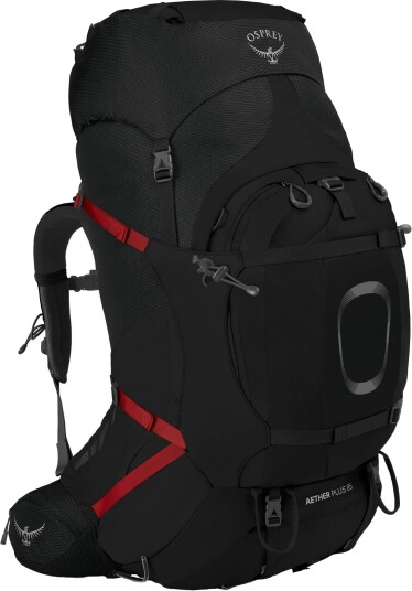 Osprey Aether Plus 85 Ryggsekk - Svart Størrelse: S_M