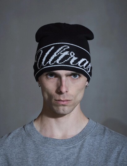 HAN Kjøbenhavn Ultras Logo Beanie Black ONE SIZE