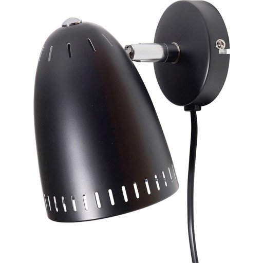 Superliving Dynamo vegglampe kort svart