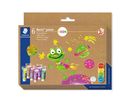 Staedtler Noris Junior Finger paint, 75ml 6 pcs +2 Years 8816