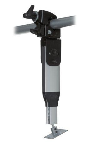 SMS Clamp monteringskomponent - for LCD-skjerm - svart, sølv
