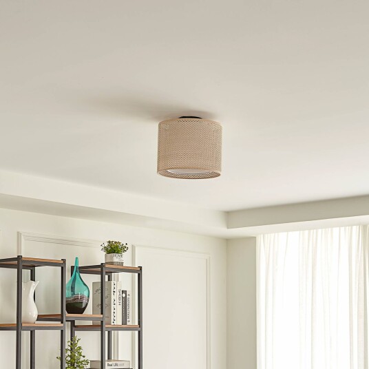 Lindby Soula taklampe stoff Ø 26 cm Lindby Soula taklampe stoff Ø 26 cm